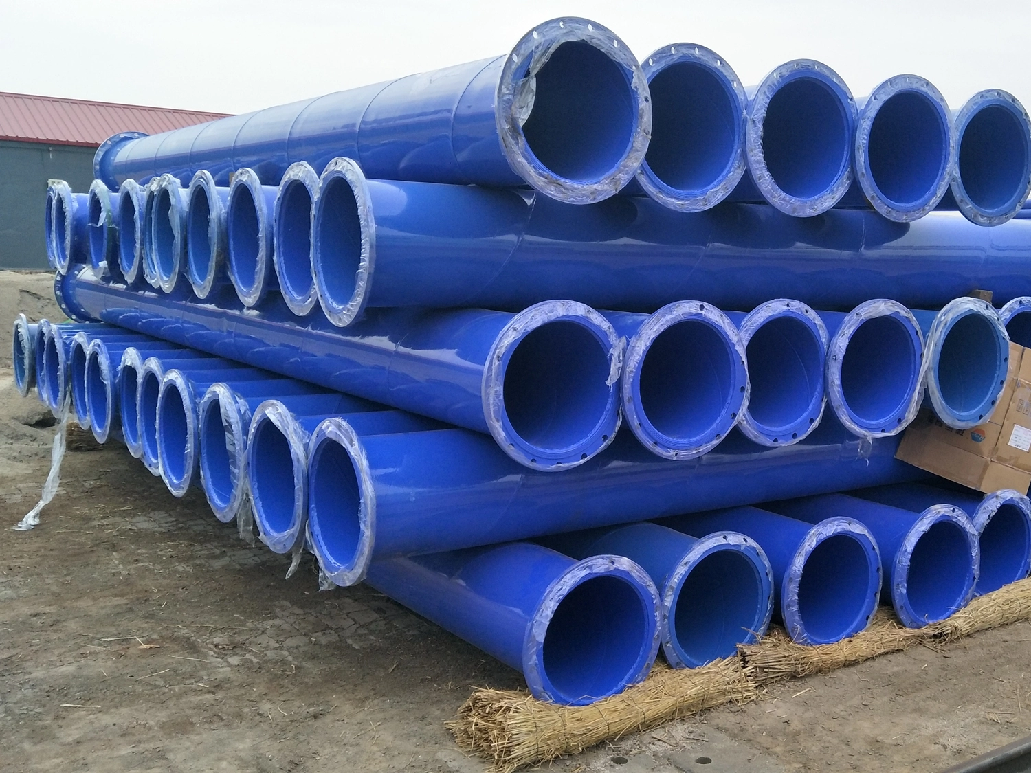 法蘭連接涂塑復(fù)合鋼管